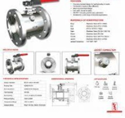 BDK One-Piece Jacketed Ball Valve Specifications